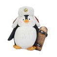 thumbnail image 4 of Estatua de pingüino con monopatín, figura de Animal de resina, colección de las mejores artesanías, decoración de mesa para estantería y gabinete, 4 of 9