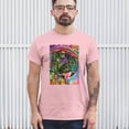 thumbnail image 3 of Tee Hunt Dean Russo Colorful Parrot T-Shirt Exotic Bird Beak Feather Men's Tee, Light Pink, 4X-Large, 3 of 5
