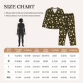 thumbnail image 4 of Sikiie Honey Bees With Flowers Women's Long-Sleeve Shirt and Full-Length Bottom Pajama Set (s-xxl)-X-Large, 4 of 7