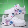 thumbnail image 3 of Zapatillas de deporte de puntada para niños y niñas, zapatos informales de baloncesto, correr, deportes de moda, regalo para niñas de 7 y 18 años, 3 of 5