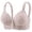 Light Gray, variant on Bras Women Front Closure Bra Adjustable Straps Full Coverage Bra Wireless Bra Everyday Bra Support Bras for Women