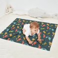 thumbnail image 2 of DarkGreen Cartoon Dinosaurs Pattern Blanket,Comfortable Soft Flannel Throw Blanket,All Season,Warm Lightweight Blankets for Sofa Bed Couch Living Room Chair,30"x40", 2 of 4