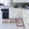 thumbnail image 4 of Kitchen Rug Mat Christmas Tree Bicycle Farmhouse, Set of 2, Anti-Fatigue Non-Skid Washable Kitchen Runner Rugs, Winter Vintage Wood Plaid Soft Comfort Rug for Kitchen, Floor, Front of Sink, Laundry, 4 of 6