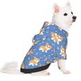 thumbnail image 5 of Cauagu Corgi Pattern Winter Pet Hoodie Sweatshirts- Dog Hoodie Sweater with Leash Hole - Cute Dog Hoodie - Pet Clothes Puppy Cat Custume -Small, 5 of 8