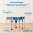 thumbnail image 5 of ECR4Kids 4-Station Sand and Water Adjustable Height Table, Sensory Bins, Grey/French Blue, 5 of 9