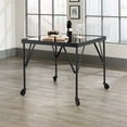 thumbnail image 2 of Sauder Boulevard Cafe 34" Square Glass Top Dining Table in Black, 2 of 8