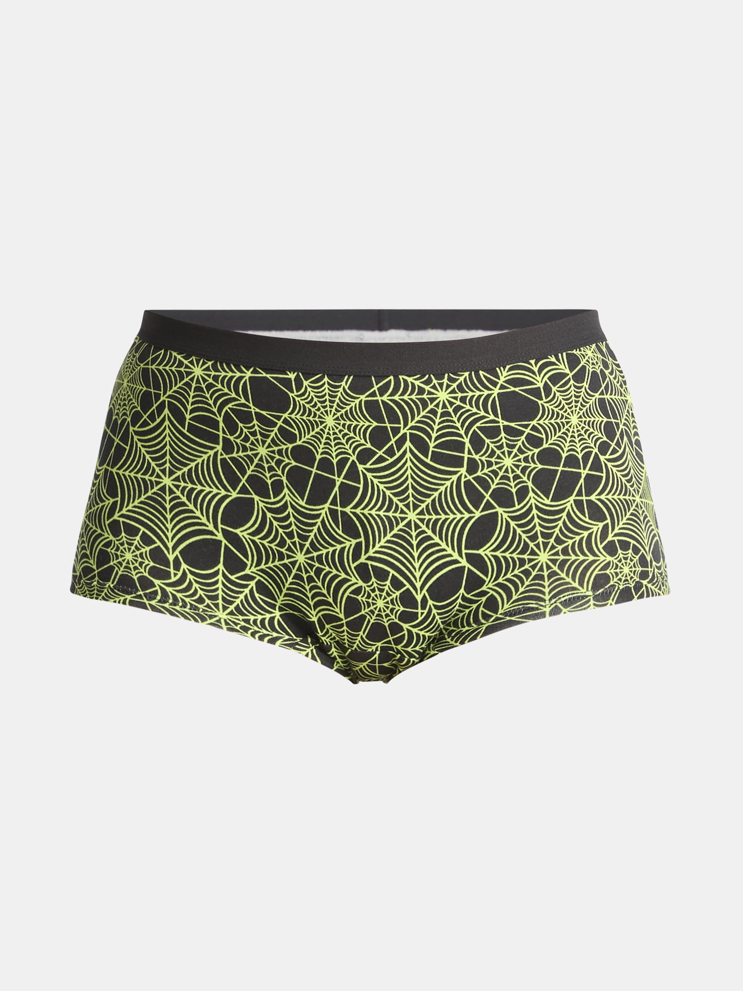 Way to Celebrate Women's Halloween Boyshort Panties, 3-Pack, Sizes S-XXL
