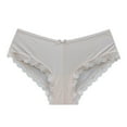 thumbnail image 2 of Gibobby Calzoncillos hipster Ropa interior encaje Bragas Sexy para mujer Bragas elásticas para mujer （Beige， L), 2 of 4