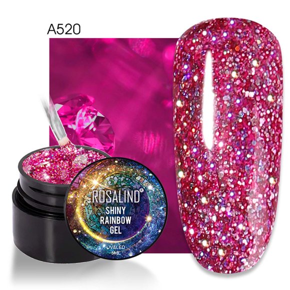 Xihbxyly Flashing Glue 5ML Can Glue Nail Glue Color Glue Bright Nail Polish Glue Deals
