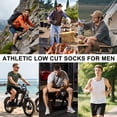 thumbnail image 2 of LOOIKOOS 12 Pairs Men Ankle socks Short Low Cut Comfort Breathable Casual Athletic Socks with Tab, 2 of 5
