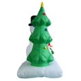 thumbnail image 2 of Impact Canopy Inflatable Outdoor Christmas Decoration, Lighted Snowman Family, 8 Feet Wide, 2 of 7