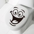 thumbnail image 3 of Smiley Face Toilet Sticker Funny Bathroom Stickers Toilet Seat Sticker, 3 of 5