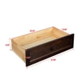 thumbnail image 5 of Solid Wood spray-painted drawer dresser bar,buffet tableware cabinet lockers buffet server console table lockers, retro round handle, applicable to the dining room, living room 00036, 5 of 8