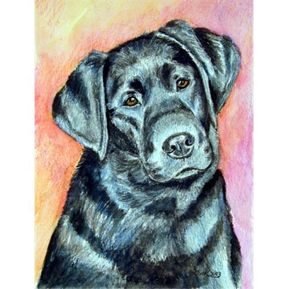 11 x 15 in. Black Labrador Garden Size Flag