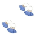 thumbnail image 1 of Pendientes de araña Minnieouse Estilo vintage bohemio Forma Tribal Borla Oreja Cuelga Adorno Aro Azul 2piezas, 1 of 5