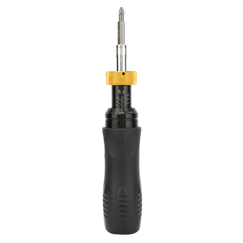 Tebru Presetting Type Adjustable Torque Screwdriver 0.53Nm Hex Socket