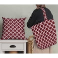thumbnail image 5 of Soimoi Red Fabric - By the Yard - 54 Inch Wide - Diamond Grid Geometric Material - Elegant and Minimalist Patterns for Various Uses Printed Fabric, 5 of 6