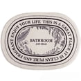 thumbnail image 4 of Alfombrilla de baño tipo cachemira, absorbente, antideslizante, para entrada de baño, ovalada, 4 of 5