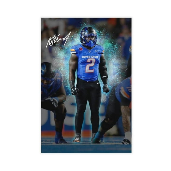American Football Ashton Jeanty Posters Sports Star 57 Canvas Poster