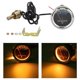 thumbnail image 4 of Jauge de température d'eau mécanique en métal pour voiture, 52 mm, 38-104 °C, 12 V, lumière jaune, 4 of 4