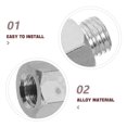 thumbnail image 3 of Raindrops Heavy Duty Grinder Head Angle Grinder Adapter Silver for Automotive Detailing 1Pack, 3 of 8
