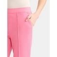 thumbnail image 4 of Time and Tru Women's Pull On Cropped Flare Pants, Sizes XS-XXXL, 4 of 5
