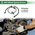 thumbnail image 2 of Sensor de Velocidad de Rueda ABS Unique Bargains Sensor ABS Sistema de Frenado Antibloqueo No.52128695AF para Jeep Liberty 2002-2007 1 Pc Frontal Izquierdo, 2 of 7