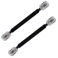 thumbnail image 5 of 2pcs- 20cm RF Coaxial Cable Window/Door Pass Through Flat Cable, SO239 UHF Female to Female Male Con, 5 of 5