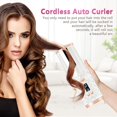 thumbnail image 2 of Automatic Hair Curler-Cordless Wand Curling Iron-Portable Auto Crimper Hair Waver, Rechargeable Hair Waver with LCD,Timer Settings&6 Temperature, Auto Shut-Off Hair Styling Tools for Women, 2 of 8