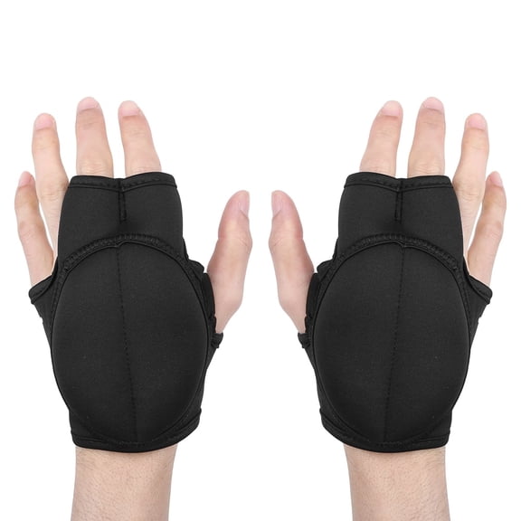 Tebru Rubber Composite Sandbag Weighted Gloves for Boxing Black, 35 oz