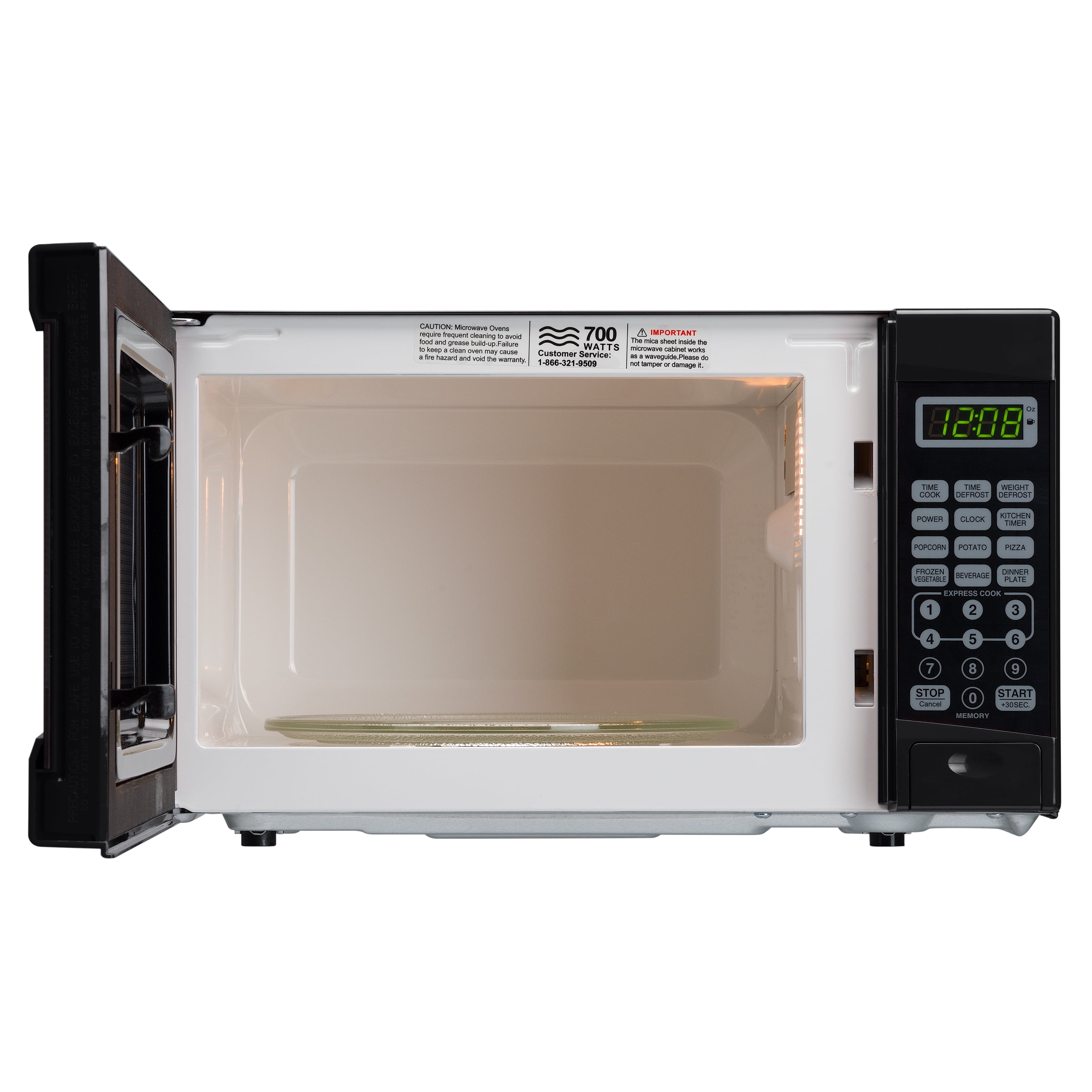 Mainstays 0 7 Cu Ft 700w Microwave Oven
