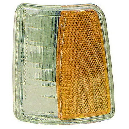 1996 Dodge Dakota - Compatible 1991 - 1996 Dodge Dakota Side Marker Light Assembly / Lens Cover - Front Left (Driver) Side Performance CH2550117 Replacement For Dodge Dakota