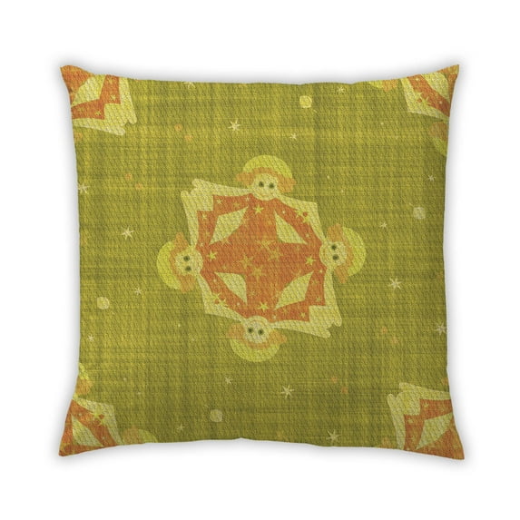 Ahgly Company Outdoor Square Contemporary Throw Pillow, 18 inch by 18 inch