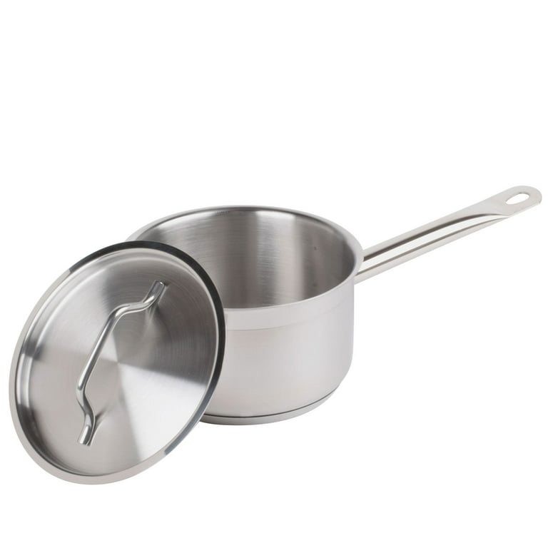 3.5 QT COMMERCIAL STAINLESS STEEL SAUCE PAN - NSF
