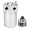 thumbnail image 4 of Oil Catch Can, Strong Professional Oil Reservoir Tank High Strength Rustproof  For Car Silver, 4 of 8