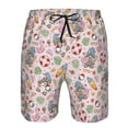 thumbnail image 3 of Cauagu Hello Summer With Gnome Print Men's Swim Trunks,Hawaiian Bathing Suit Swimsuits Beach Shorts with Pockets for Men Quick Dry Swimming Board Shorts-X-Large, 3 of 6