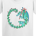 thumbnail image 4 of Inktastic Christmas Dragon with Candy Cane Youth T-Shirt, 4 of 5