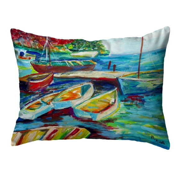 Betsy Drake Interiors Betsy's Marina II No Cord Pillow, 16x20