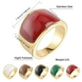 thumbnail image 3 of Anillo Decorativo Sonducket Moda Elegante Unisex Piedra Roja Talla 8, 3 of 6