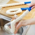thumbnail image 3 of LHWEN 2pc Long Handle Sponge Cleaner Brush for Wine Glass Bottle Cup Kitchen Cleaning 45cm Eco Friendly Bendable Brush Head for Decanters and Stemware Ergonomic Design, 3 of 6