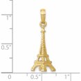 thumbnail image 2 of 10K Yellow Gold Solid Polished 3-D Eiffel Tower Charm (26.5 X 8) Made In United States 10c2235, 2 of 5