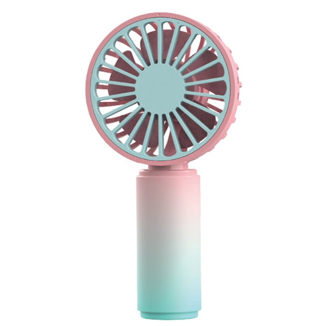 Mini Ventilador Portátil USB Recargable 500 MAh Ygjytge Ventilador Mano para Exteriores Ruido rosa azul