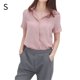 thumbnail image 1 of Camisa de gasa Mujer Blusa de manga corta de verano Top informal suelto, Rosa, S tholdsy AP001402-06B, 1 of 7