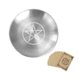 thumbnail image 3 of Plato ritual de altar Strade Fareast Limited acero inoxidable simbolismo del pentagrama, 3 of 8