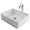 Spot-Free Stainless Steel, variant on KRAUS Elavo 19-inch Modern Rectangular White Porcelain Ceramic Bathroom Vessel Sink and Matte Black Arlo Faucet Combo Set with Pop-Up Drain
