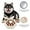 White, variant on Generic Portable Slow Feeder Bowl for Dogs, Cute Dog Paw-Shaped Slow-Feeding Bowl, Interactive Anti-Choking Plastic Pet Bowl with Non-Slip Base