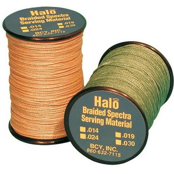 BCY Bowstring Material 120YD JIG SPOOL Halo Braided .014 Serving Black