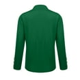 thumbnail image 6 of Dazajoo Cropped Long Sleeve Blazers for Women Plus Size Office Work Suit Jacket Cuff Button Solid Color Business Blazer,Green,L, 6 of 6