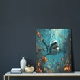 thumbnail image 5 of KLL Realistic Ocean Shark Print Canvas Wall Art, Canvas Painting Prints Canvas Art Wall Decor Home Decoration for Living Room Bedroom Office, 5 of 6