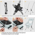thumbnail image 5 of Silla de Camping Plegable KingCamp Gris Respaldo Alto Apoyo 330lbs, 5 of 5